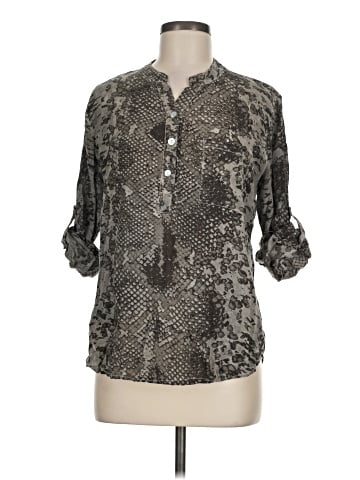 MADE IN ITALY 3/4 Sleeve Blouse (view 1)