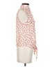 Timing Orange Sleeveless Blouse Size S - photo 4