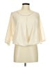 Iz Byer 100% Polyester Ivory 3/4 Sleeve Blouse Size M - photo 1