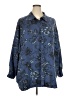 Woman Within 100% Polyester Blue Cardigan Size 30 (3X) - photo 1