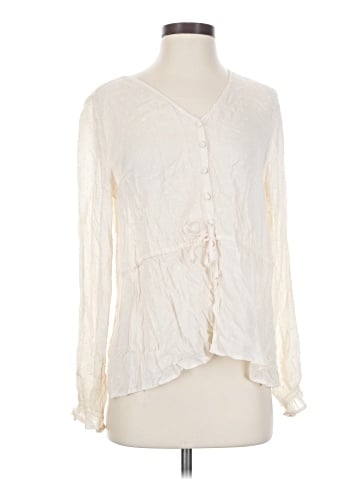 Caslon Long Sleeve Blouse (view 1)