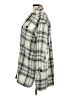 Old Navy 100% Polyester Plaid Gray Coat Size M - photo 5