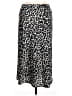 La Miel 100% Polyester Animal Print Silver Casual Skirt Size M - photo 1