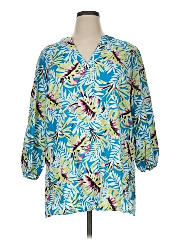 Anne Klein 3/4 Sleeve Blouse (view 1)