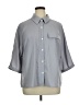 Emery Rose Solid Gray 3/4 Sleeve Blouse Size 1X - photo 1