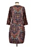 Gretchen Scott Designs Paisley Brown Casual Dress Size M - photo 2
