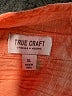 True Craft 100% Cotton Tie-dye Orange Short Sleeve Blouse Size XL - photo 7