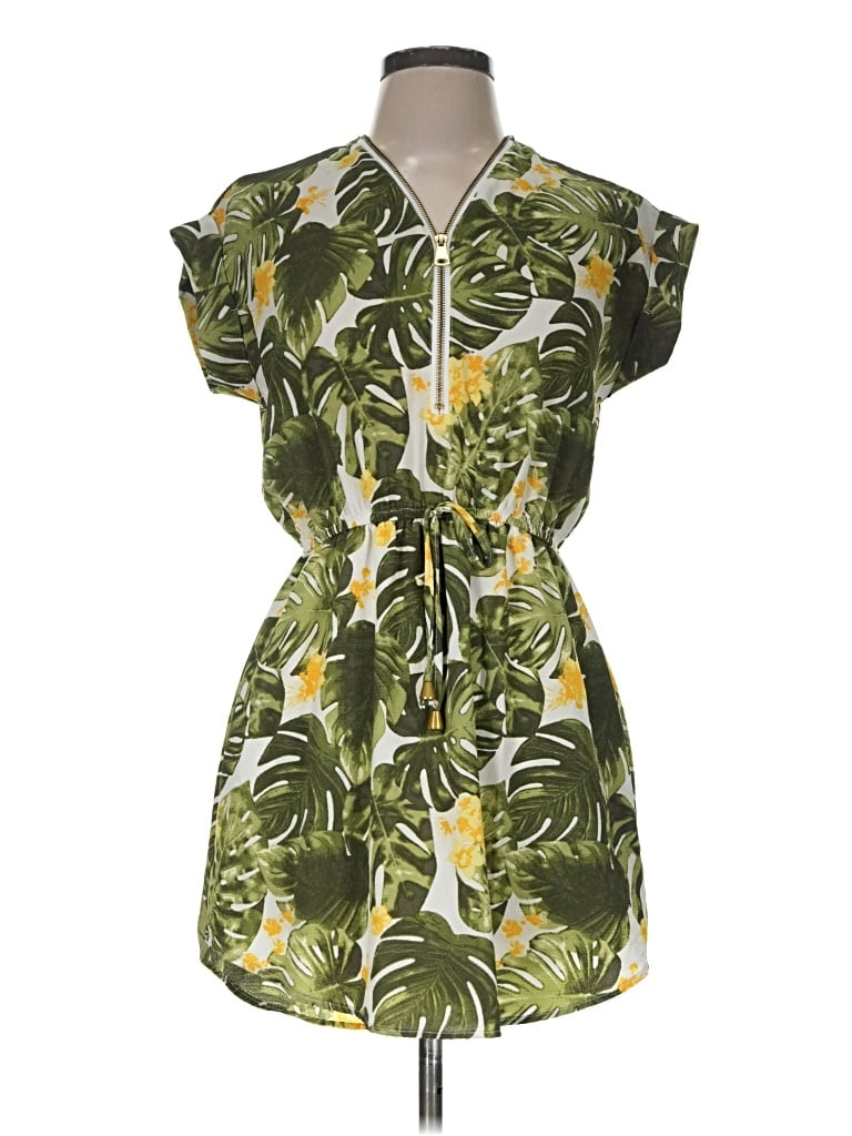 Pre-owned J For Justify Casual Dress In Green