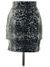 Robert Rodriguez 100% Nylon Graphic Silver Casual Skirt Size 4 - photo 1