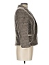 Juicy Couture 100% Wool Houndstooth Brown Gray Wool Blazer Size L - photo 4