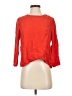 Sézane 100% Silk Red 3/4 Sleeve Silk Top Size 36 waist - photo 1