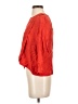 Sézane 100% Silk Red 3/4 Sleeve Silk Top Size 36 waist - photo 5