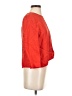 Sézane 100% Silk Red 3/4 Sleeve Silk Top Size 36 waist - photo 4