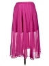 Soprano 100% Polyester Solid Pink Formal Skirt Size S - photo 1