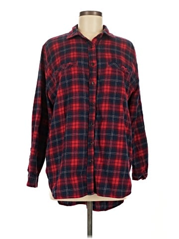BDG Long Sleeve Button-Down Shirt (view 1)