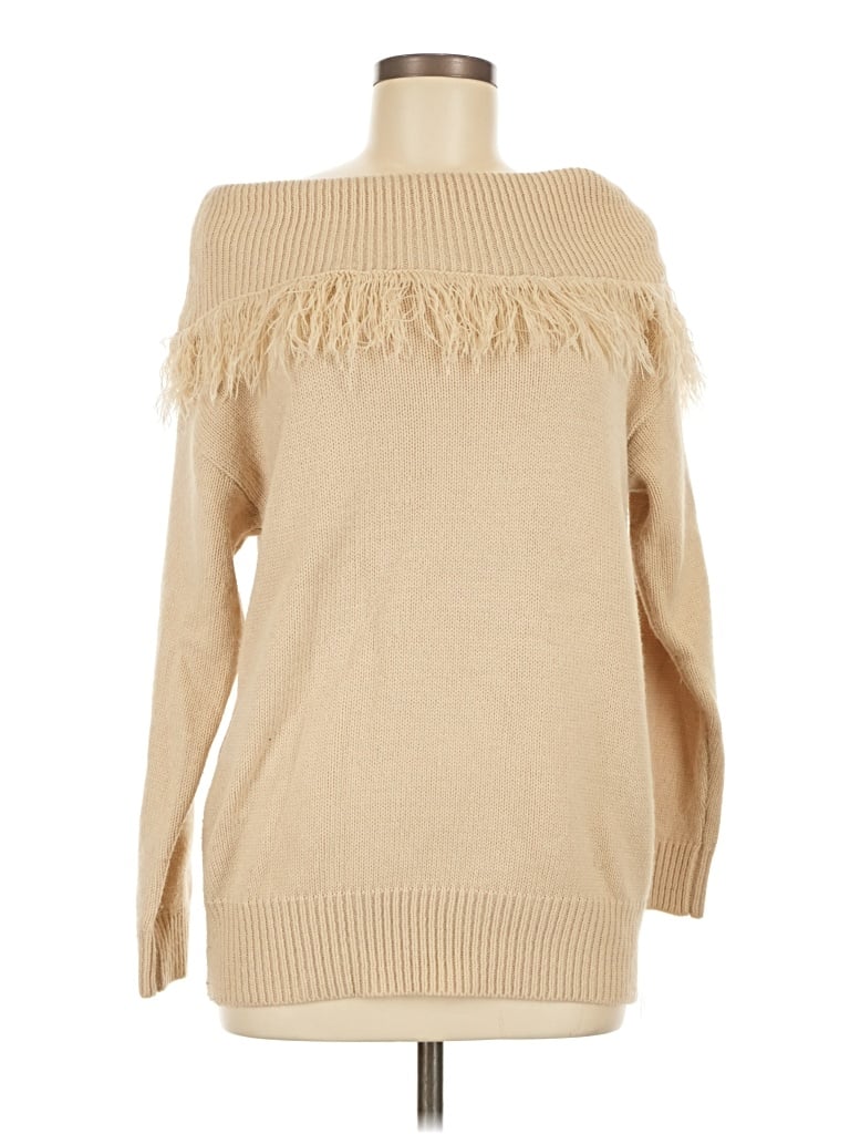 Pre-owned Fantastic Fawn Turtleneck Sweater In Tan