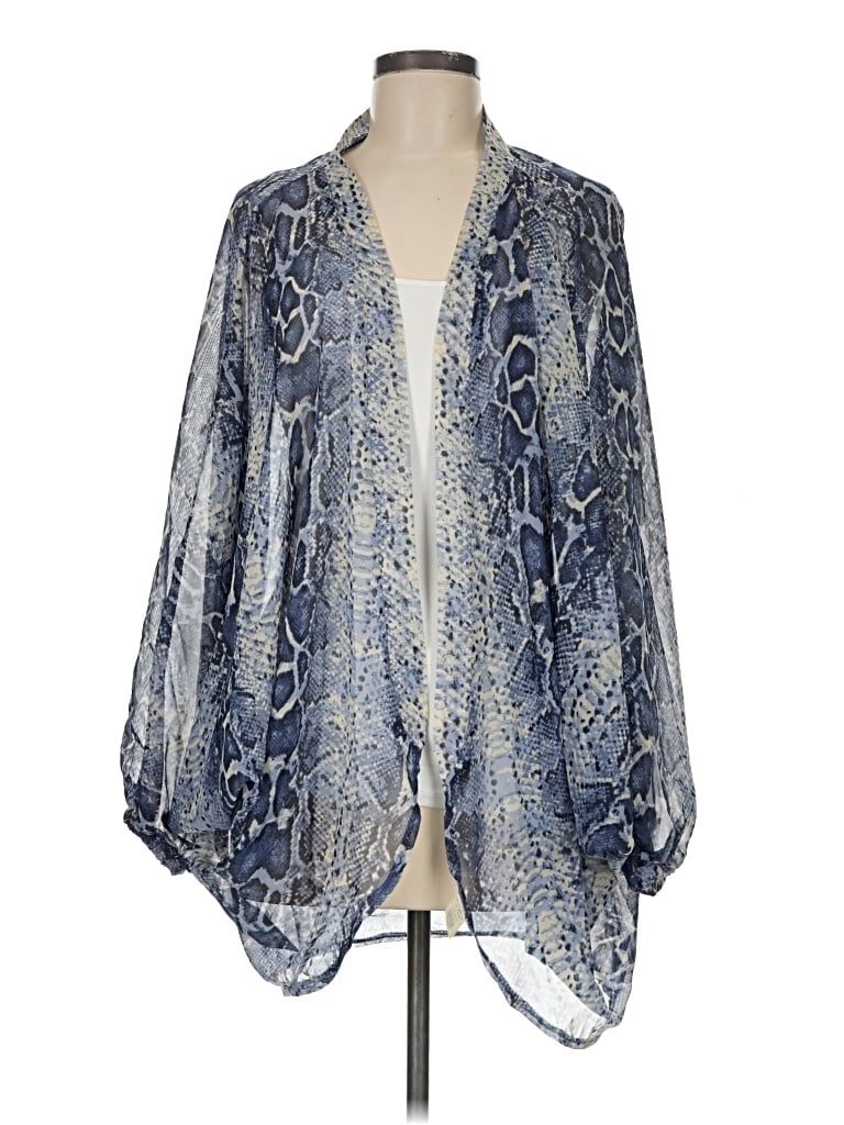 Pre-owned Do Everything In Love Kimono In Blue