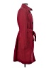 Etcetera 100% Polyester Red Trenchcoat Size 4 - photo 4