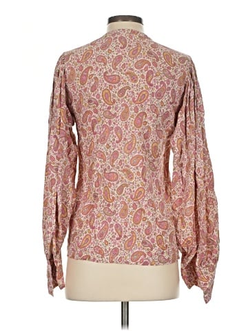 DÔEN Long Sleeve Silk Top (view 2)