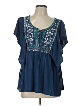 Ranna Gill Short Sleeve Blouse