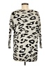 Salt & Pepper Animal Print Gray Pullover Sweater Size M - photo 2