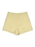Commense Solid Yellow Shorts Size S - photo 1