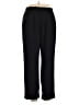Kasper Solid Black Casual Pants Size 14 Petite - photo 1