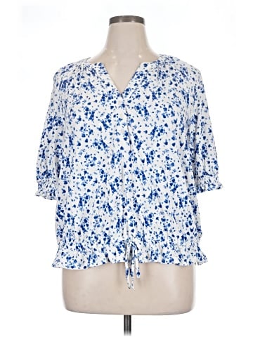 Lands' End Short Sleeve Blouse (view 1)