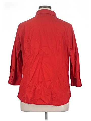 Worthington 3/4 Sleeve Button-Down Shirt (view 2)
