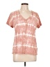 Universal Thread Tie-dye Pink Short Sleeve T-Shirt Size L - photo 1