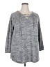 Woman Within Gray Pullover Sweater Size 18 (L) - photo 1