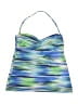 Mossimo Print Blue Swimsuit Top Size S - photo 1