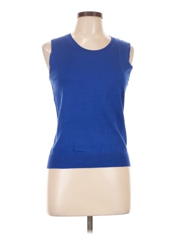 August Silk Sleeveless T-Shirt (view 1)
