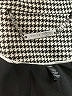 White House Black Market Houndstooth Gray Blazer Size 00 - photo 6