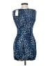 Cache Animal Print Blue Cocktail Dress Size 2 - photo 2