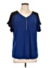 Naif Blue Short Sleeve Top Size L - photo 1
