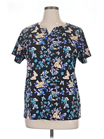 Karen Scott Short Sleeve Blouse (view 1)