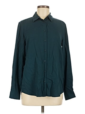 Uniqlo Long Sleeve Button-Down Shirt (view 1)