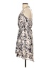 Eight Sixty 100% Polyester Paisley Tan Ivory Cocktail Dress Size XS - photo 5