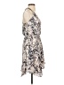 Eight Sixty 100% Polyester Paisley Tan Ivory Cocktail Dress Size XS - photo 4