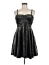 Free People Metallic Black Cocktail Dress Size M - photo 1