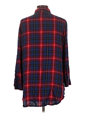 Great Northwest Indigo 3/4 Sleeve Button-Down Shirt (view 2)