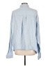 ee:some 100% Cotton Blue Long Sleeve Button-Down Shirt Size L - photo 2