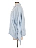 ee:some 100% Cotton Blue Long Sleeve Button-Down Shirt Size L - photo 5