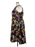 Ray Darten Print Purple Cocktail Dress Size 3X - photo 5