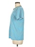 FOR DAYS Stripes Blue Short Sleeve T-Shirt Size M - photo 5