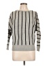 PREMISE Stripes Gray Pullover Sweater Size L - photo 1