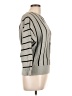 PREMISE Stripes Gray Pullover Sweater Size L - photo 4