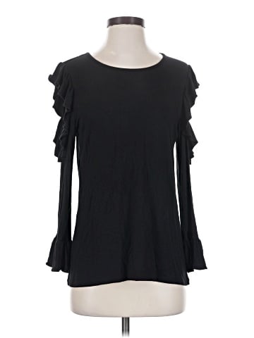 Karl Lagerfeld Paris Long Sleeve Blouse (view 1)
