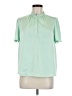 J by Joie 100% Polyester Green Short Sleeve Blouse Size M - photo 1